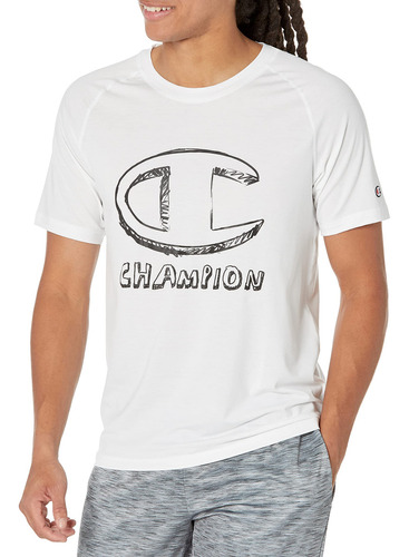 Champion Camiseta Transpirable Con Cuello Redondo Raglán Y.