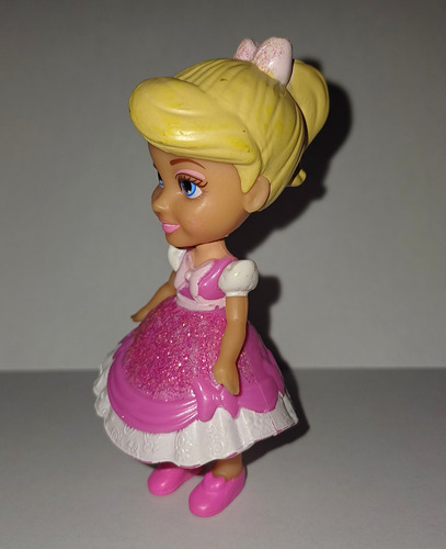 Muñeca Mini Princess Cenicienta Vestido Rosa Mini Toddler (Usado)