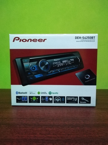 Autoestereo Pioneer Deh-s4250bt Bluetooth Usb Spotify iPhone