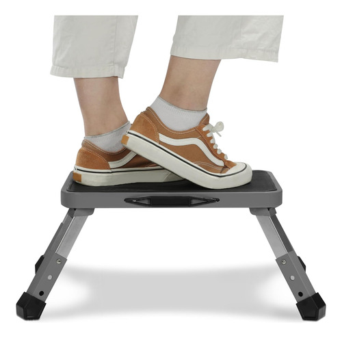 Taburete Portátil Escalera Plegable De Un Escalón 6.3pul