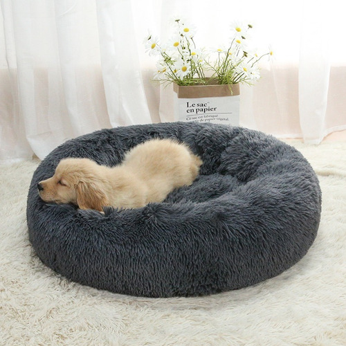 Imagen 5 de 10 de Cama De Mascotas Para Gatos Y Perros - Forma Redonda