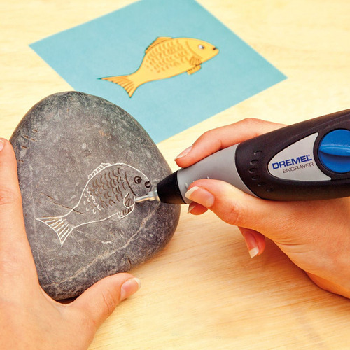 Imagen 4 de 9 de Engraver Dremel + Punta Diamantada + Punta De Carburo