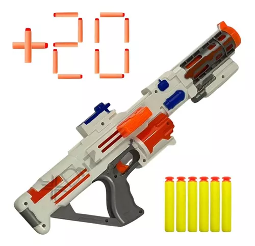 1 Conjunto De Brinquedos Para Meninos, Blaster De Dardo De Espuma  Automático Com Telescópio, Arma De Dardo De Espuma Motorizada Compatível  Com Dardo Nerf, Arma De Brinquedo De Bala Macia Para Crianças