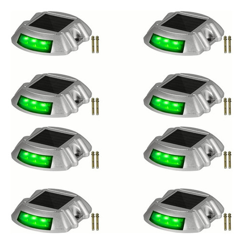 Vevor Luz Solar Exterior Lampara Jardin 8pcs Tierra Led Color Verde