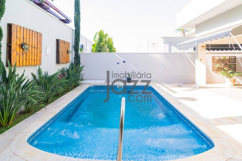 Casa Com 3 Dormitórios À Venda, 240 M² - Condomínio Villa Lobos - Paulínia/sp - Ca3302