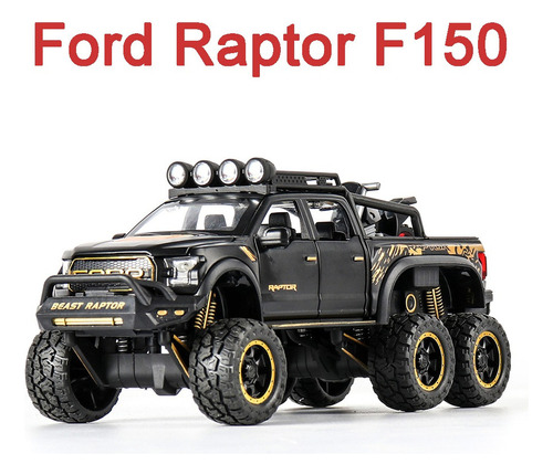 Ford Raptor F150 Edición Miniatura 1:28 Metal Autos