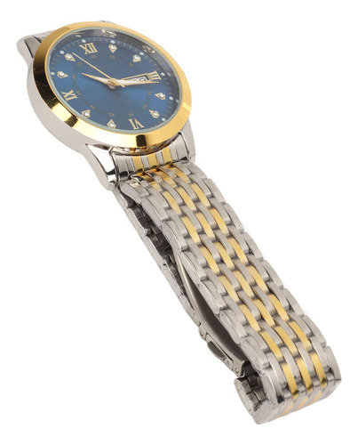 Reloj Day Date Para Hombre, De Cuarzo, Impermeable, Casual,