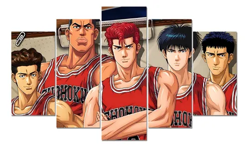 comprar Cuadro - Poster - 5 Piezas 135 X 80 Cm - Slam Dunk