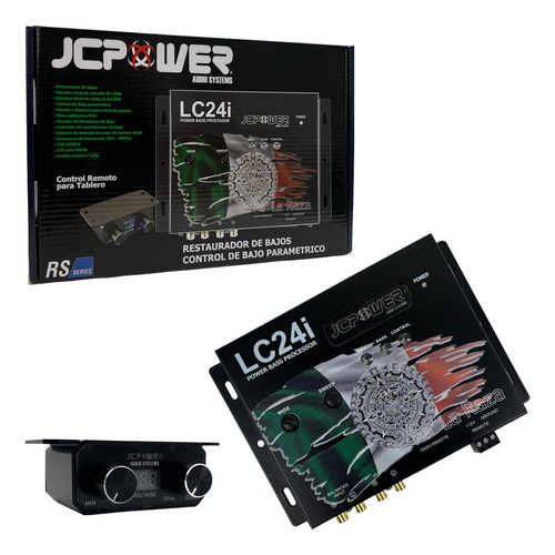 Epicentro Restaurador Jc Power Lc24i Con Medidor De Volts Co Negro
