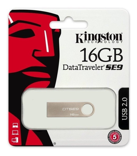 Kingston Memoria Usb 2.0 Dtse9 16gb Metal Mayoreo Original +