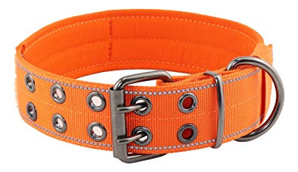 Yunleparks Tactical Dog Collar Reflective Nylon Dog N3r5k