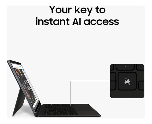 Funda Samsung, Para Galaxy Tab S10+, Com Teclado Ia Key
