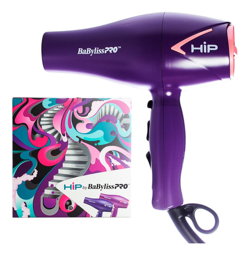 Babyliss Pro Hip Violeta 5907 Secador Profesional De Cabello