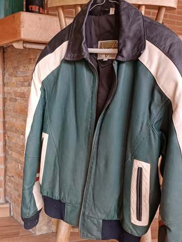 Chaqueta De Cuero Deportiva 