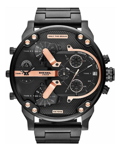 Reloj Diesel Stainless Steel Black Mr Daddy 2.0 Dz7312