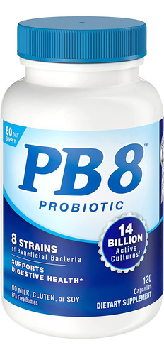 Nutrition Now - Pb 8 Probiótico Acidophilus -cápsula, 120.