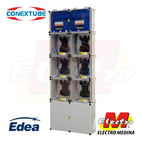 Gabinete 6 Medidor Edea Termica Conextube Electro Medina