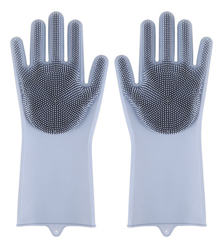 Guantes De Silicona Con Cerdas, Impermeables Y Resistentes A