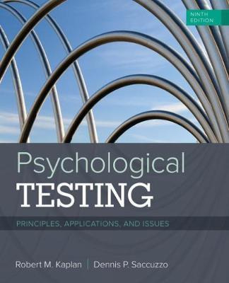 Libro Psychological Testing : Principles, Applications, A...