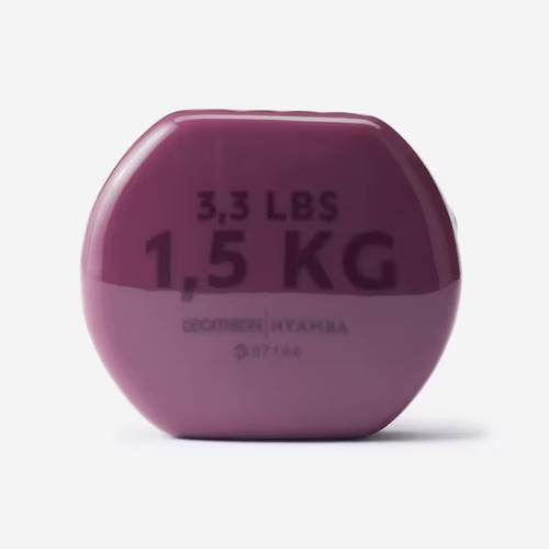 Pack X2 Mancuernas 8336572 Fitness 1.5kg Burdeos Domyos Burdeos