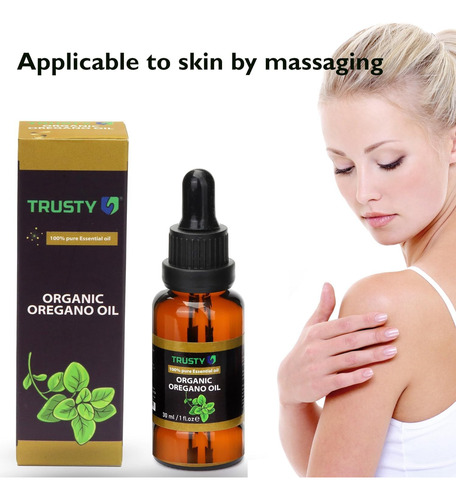 Trusty Aceite De Orégano Orgánico 30ml Puro