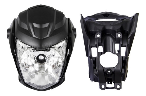 Imagem 1 de 5 de Frente Frontal Fan Farol 160 Preto 2022 C/lampada Lançamento