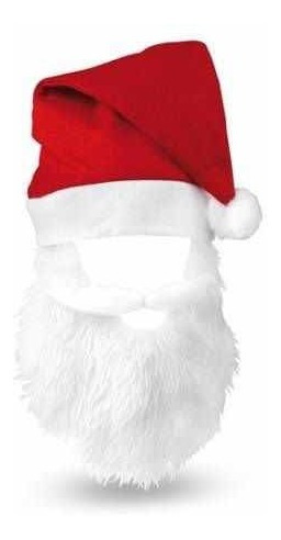 Barba Y Gorro Papa Noel - Disfraz - Navidad | Cuotas sin interés