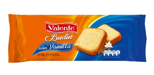 Budin Vainilla Valente 170g Reposteria Pasteleria X1 Paquet