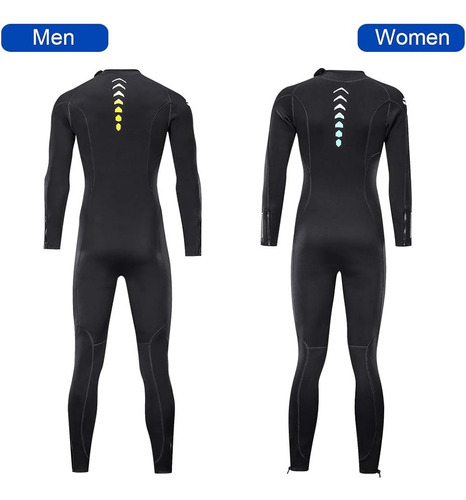 Ultra Stretch 3mm Neopreno Traje De Neopreno, Cremallera Del
