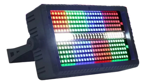 Mini Strobo Refletor Rgbw Com Faixa De Led Iluminação