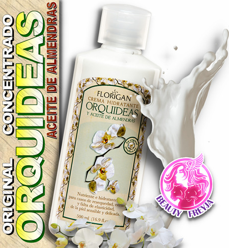 Crema De Orquideas Aceite De Almendras Hidratante Florigan 