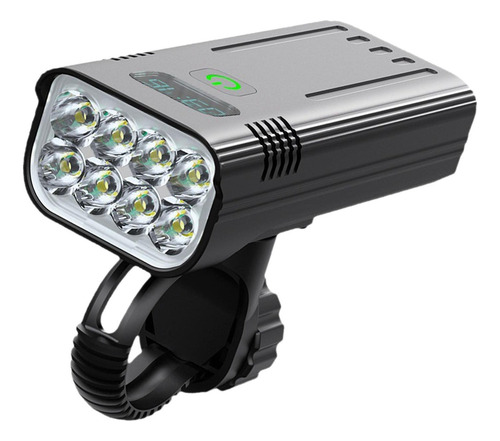 De Luz Delantera Para Bicicleta, Lámpara Frontal 10000ma
