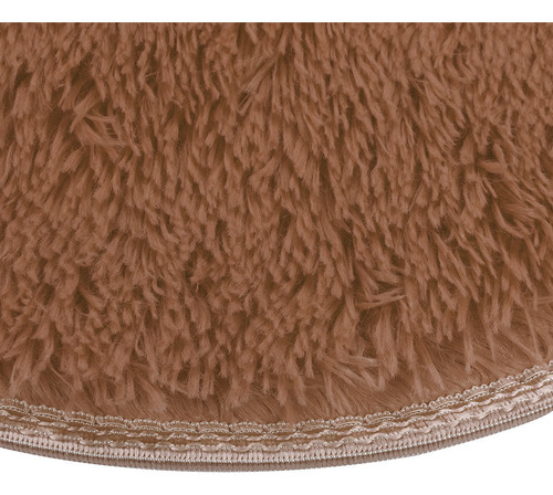 Alfombra Circular Engrosada De 40 X 40 Cm Para Comedor