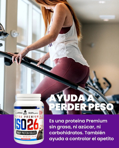 Imagen 7 de 8 de Proteína Iso26 Isolatada 1.6lbs Chocolate Mo4t