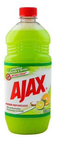 Ajax Liquido Antibacterial Poder Reforzado Naranja/limon