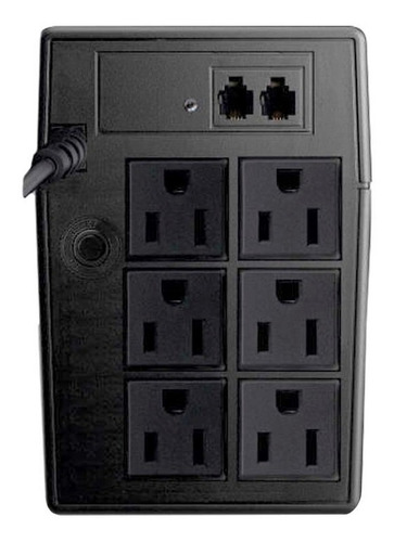 Imagen 4 de 4 de UPS regulador de voltaje Smartbitt Smart Interactive SBNB750 750VA entrada y salida de 120V CA negro