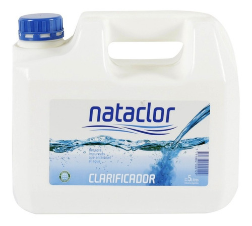 Imagen 2 de 4 de Combo Mantenimiento Clarificador + Alguicida X 5l Nataclor