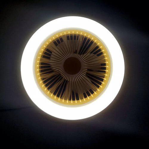 Y Luces Led Con Ventilador Enchufe Silencioso De 30 W Color