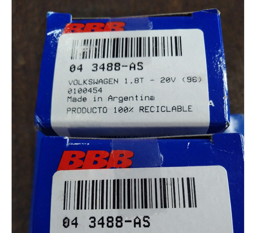 Kit Valvulas Admision Y Escape V.w.bora/golf/audi 1.8t Guias