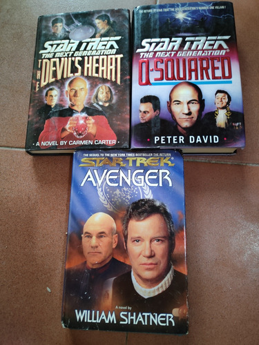 Lote X3 De Star Trek En Inglés De Peter David 