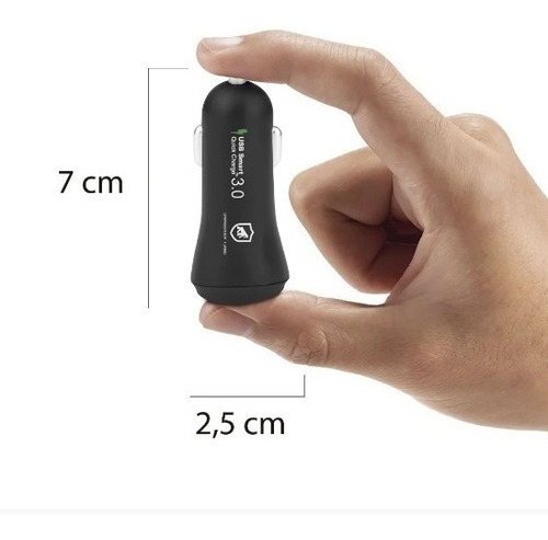 Imagem 2 de 5 de Carregador Veicular Turbo Gorila Fast 3.0