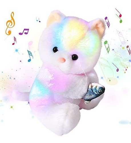 Cuteoy Led Musical Kitten Plush Toy Light Up Cat Gpgvw