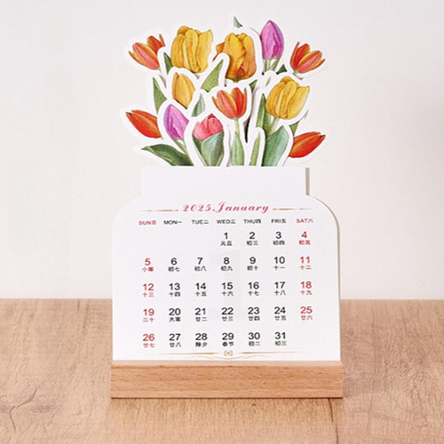 G, / Calendario Escritorio 2025 Calendario Estilo A