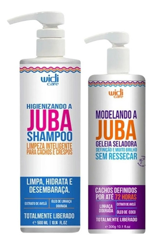  Kit Widi Care Shampoo Higienizando A Juba + Geleia Seladora
