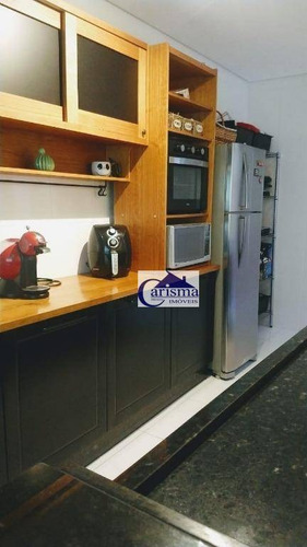 Imagem 3 de 14 de Sobrado Com 3 Dormitórios, Sendo 1 Suíte, À Venda, 126 M² Por R$ 640.000 - Vila Valparaíso - Santo André/sp - So0747