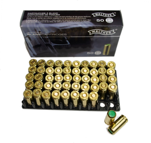 Fogueo 9mm Walther (caja 50 Unidades) Envio Gratis