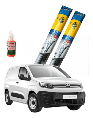 Kit Plumillas Limpiaparabrisas Hella 26, 16 Citroen Berlingo