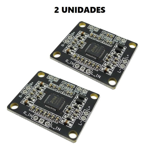 Amplificador Audio Pam8610 Stereo 2x15w Clase D Arduino 2un