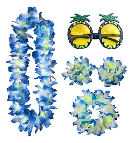2 Conjunto De Traje De Collar Hawaiano Tropical, Ropa De