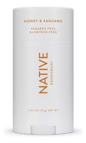 Desodorante Vegano Native, Libre De Parabenos Y Aluminio 75g Fragancia Honey y Saguaro